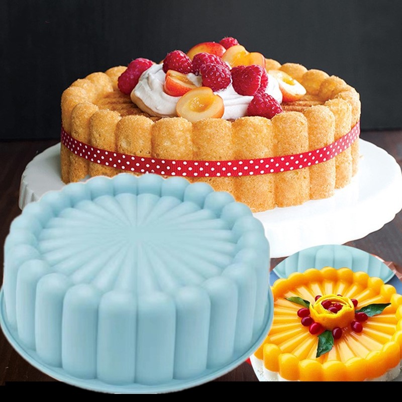 Kitchen Oven Baking Pans - Silicone charlotte bolo pan antiaderente molde