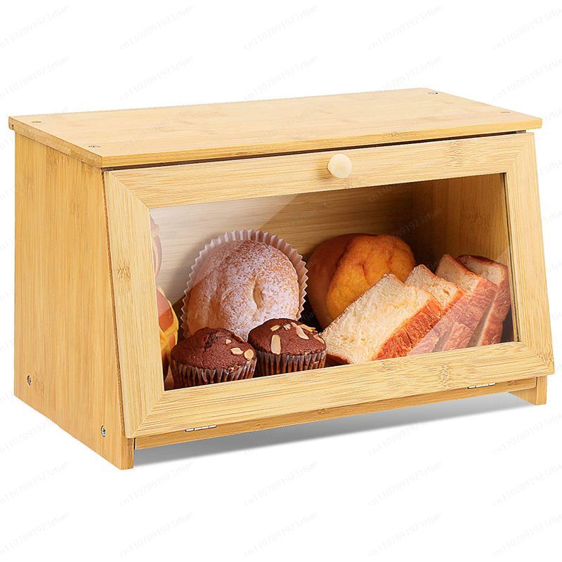 Kitchen Cabinet Baking Organizer - Armário Expositor para Pão com Porta