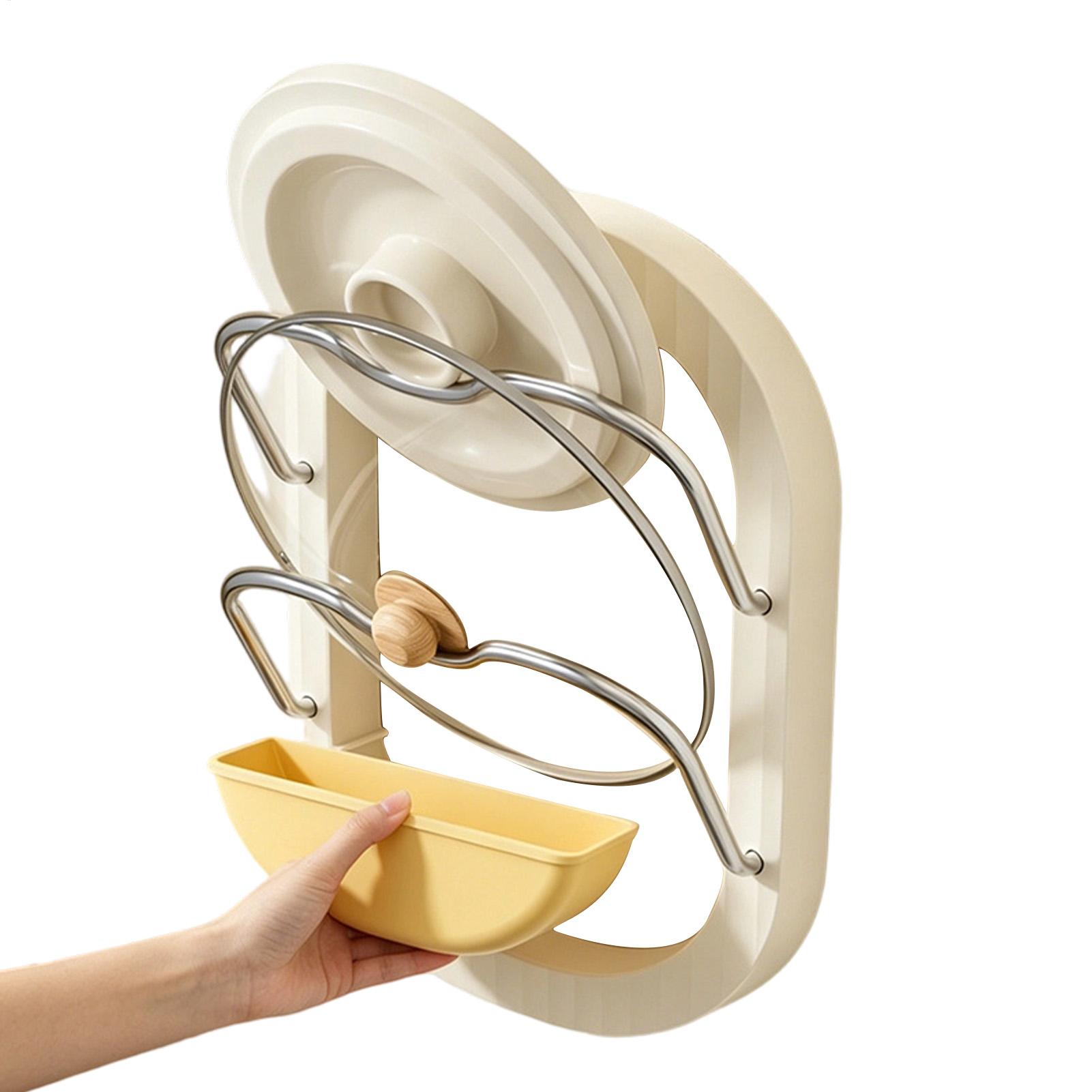 Kitchen Cabinet Baking Organizer - Suporte de parede para tampas de