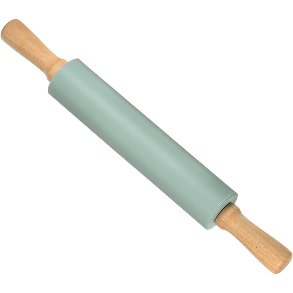 Kitchen Roller Baking - Rolo de silicone antiaderente, cabo de
