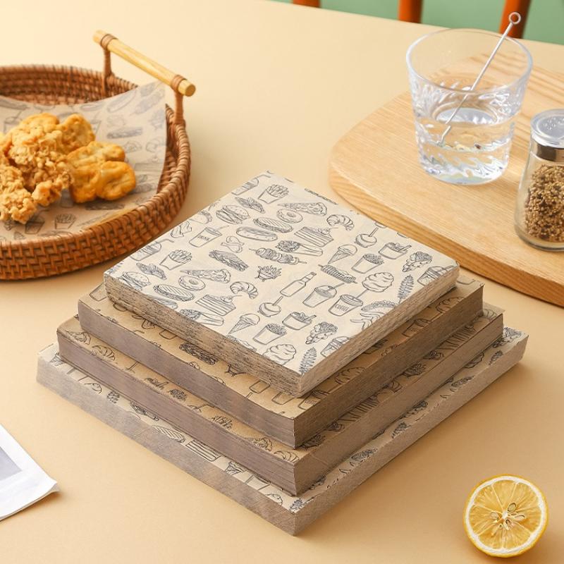 Kitchen Baking Paper - 100 pçs à prova de óleo