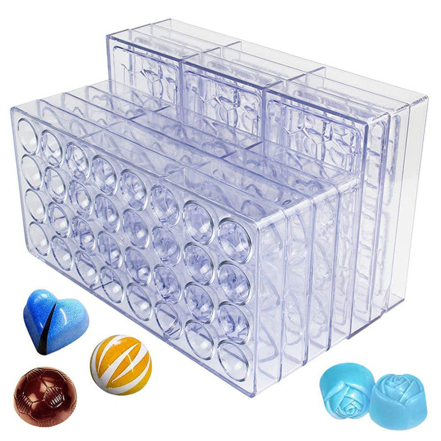 Kitchen Baking Cake - Molde de plástico para chocolate, 24