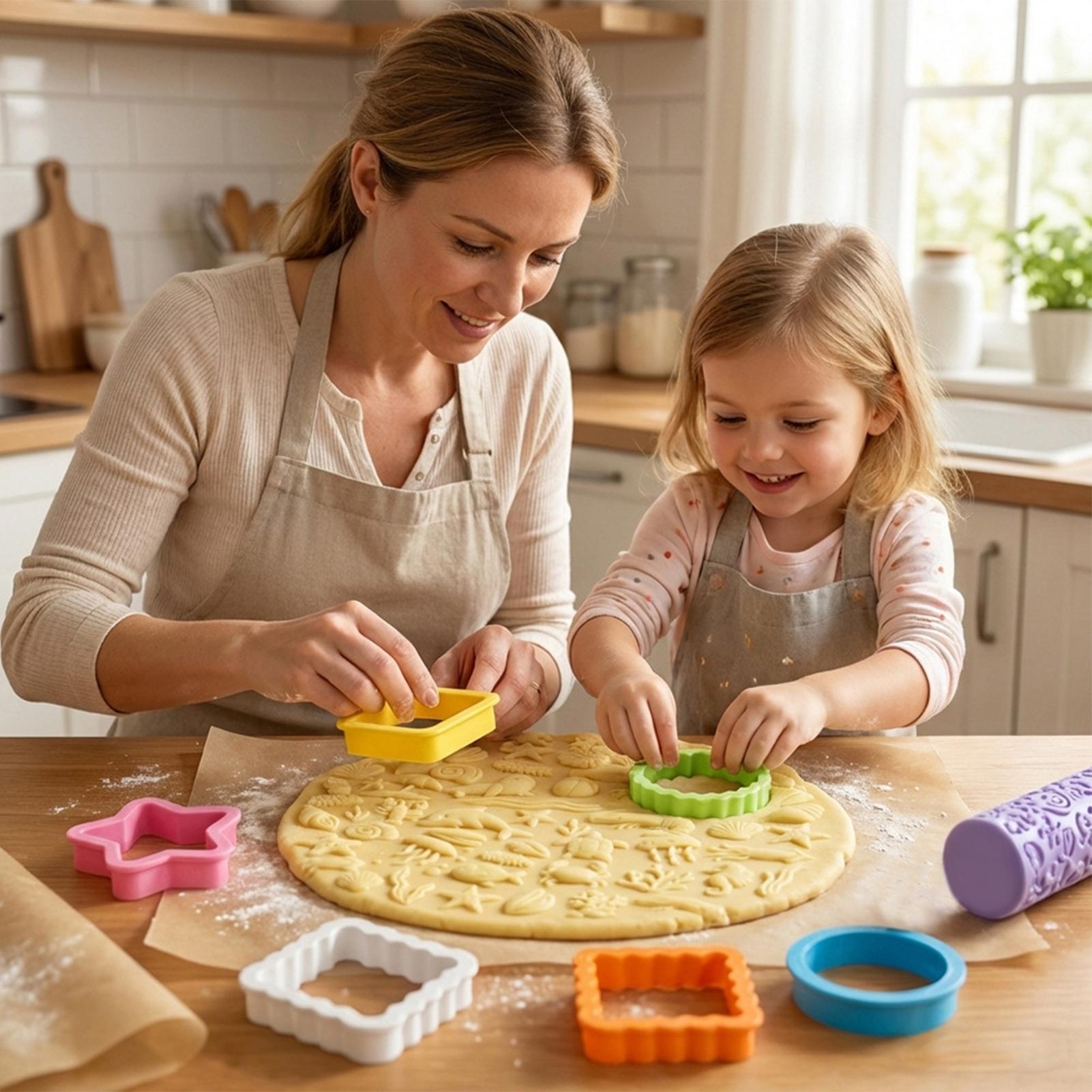 Kitchen Baking Cake - Cortadores de Biscoito Divertidos: Ferramenta de