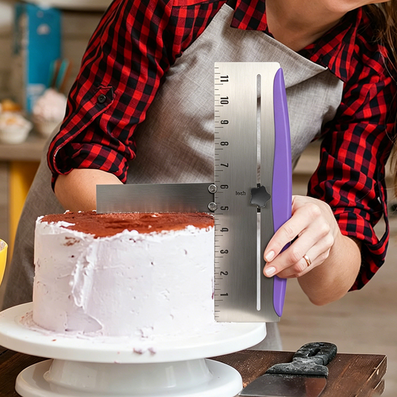 Kitchen Baking Corner - Espátula de Aço Inoxidável para Bolos,