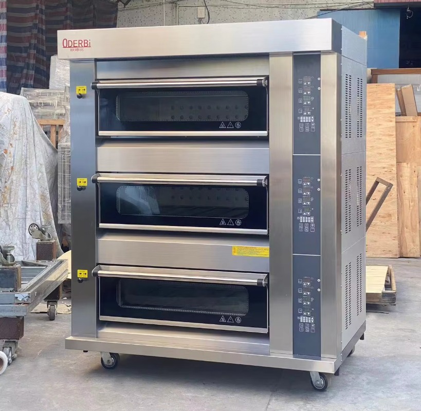 Kitchen Baking Equipment - Forno comercial personalizado com 3 decks