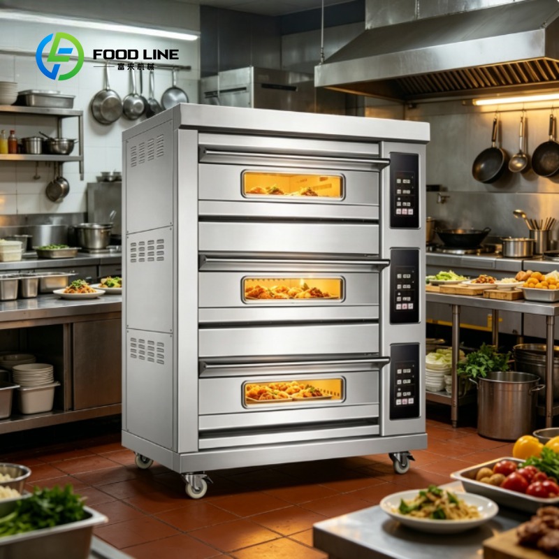 Kitchen Baking Equipment - Forno Comercial de Aço Inoxidável para