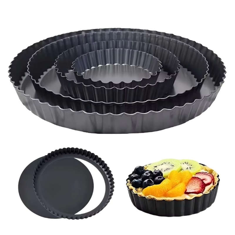 Kitchen Oven Baking Pans - Forma de Tarte Removível com Fundo