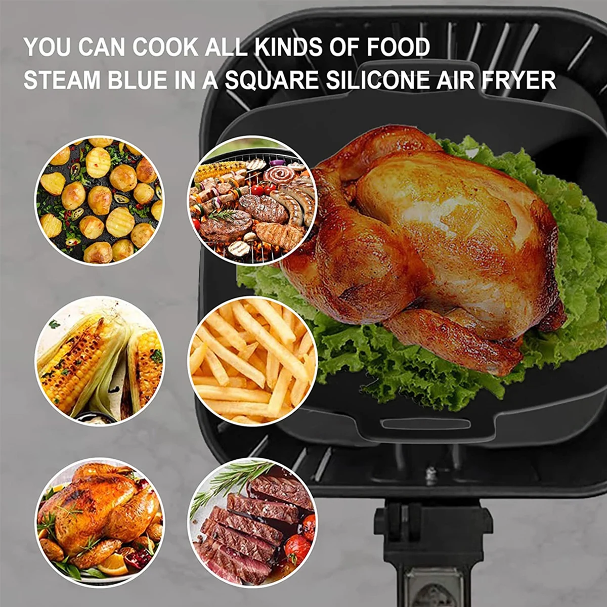 2 pçs forro de silicone da fri - Kitchen Oven Baking Pans avaliação e preço