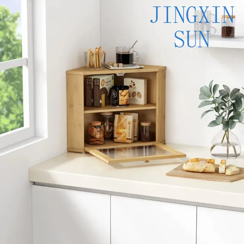 Caixa de pão de canto de bambu - Kitchen Baking Corner avaliação e preço