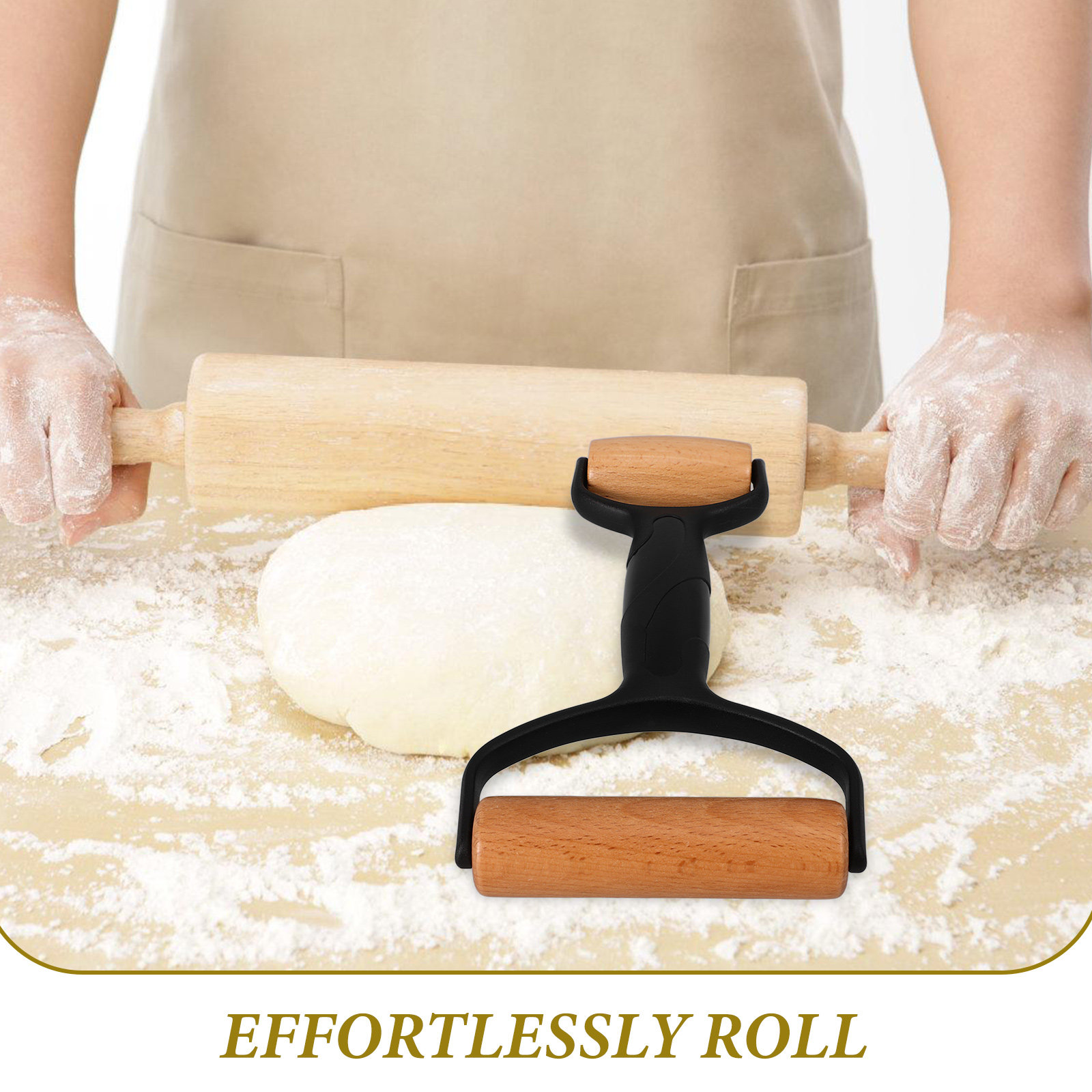 Rolo de Massa de Dupla Face em - Kitchen Roller Baking avaliação e preço