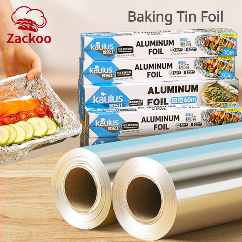 Zackoo 10/20/40m folha de alum - Kitchen Baking Paper avaliação e preço