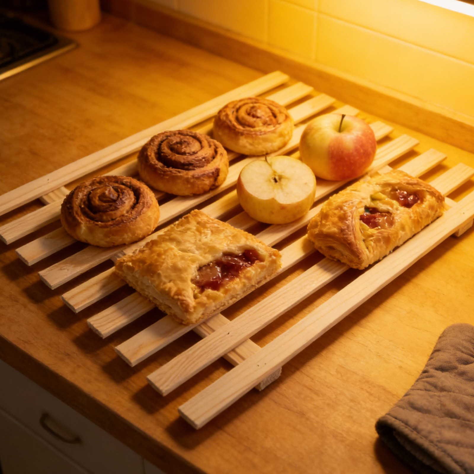 Conjunto de 3 Caixas de Madeir - Kitchen Baking Organization avaliação e preço