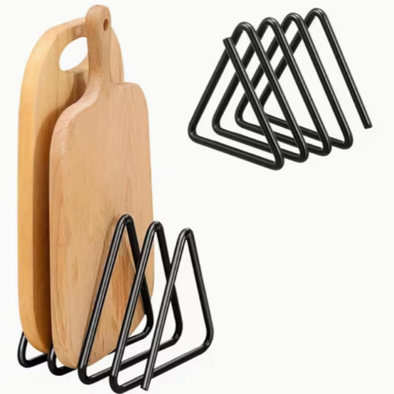 Suporte Triangular para Tábuas - Kitchen Cabinet Baking Organizer avaliação e preço