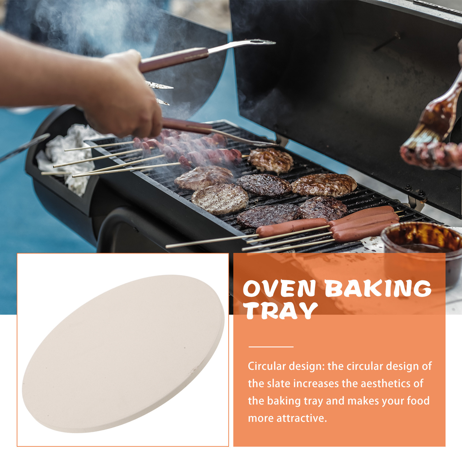 Pedra de Cordierite para Pizza - Kitchen Oven Baking Pans avaliação e preço