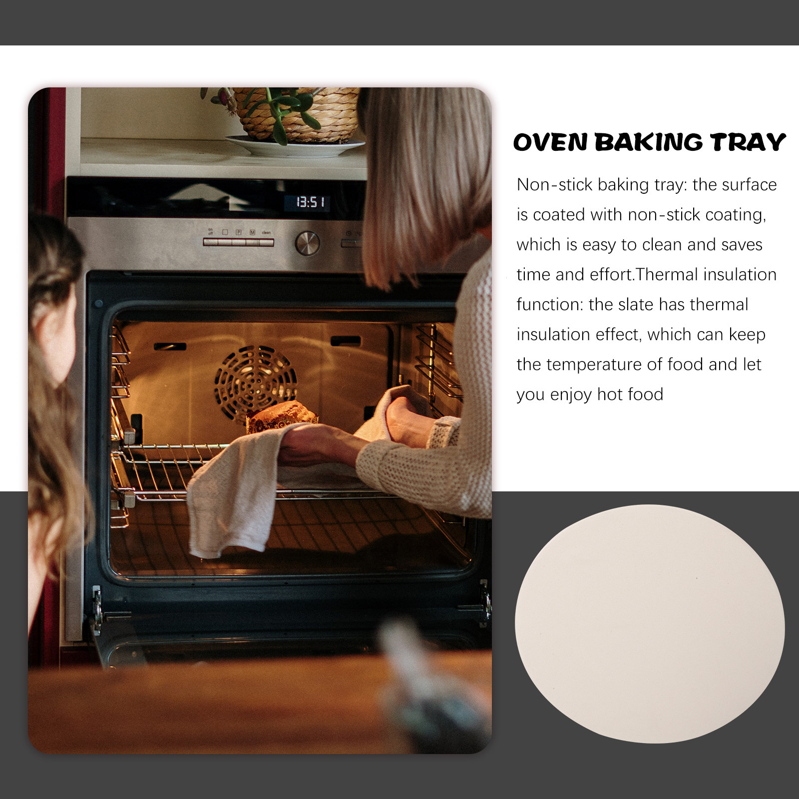 Pedra de Cordierite para Pizza - Kitchen Oven Baking Pans avaliação e preço