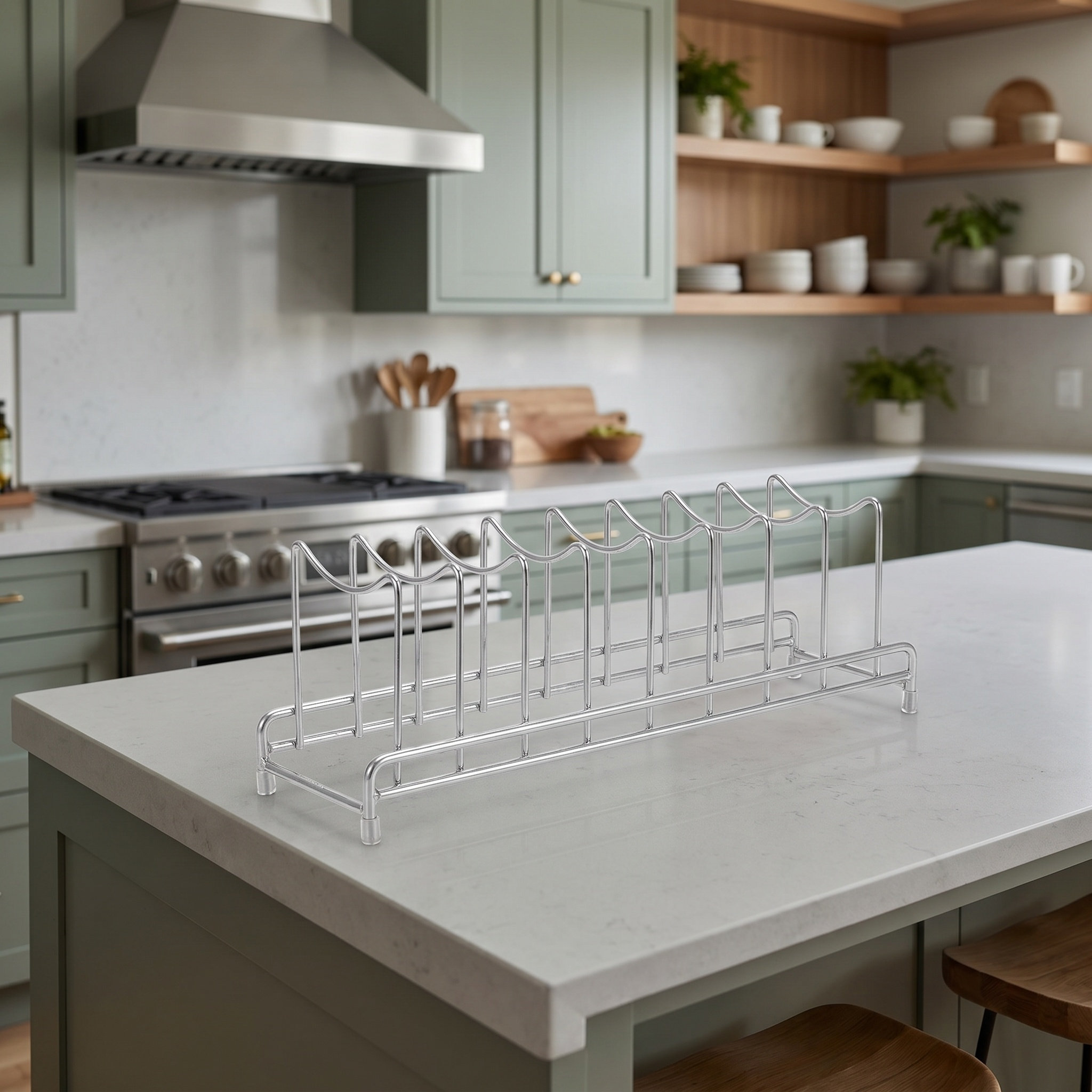 Organizador de Tampas de Panel - Kitchen Cabinet Baking Organizer avaliação e preço