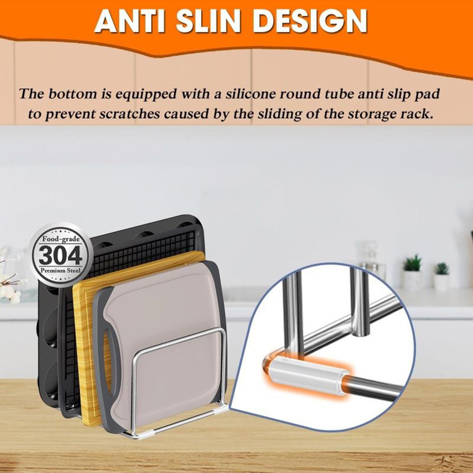Suporte para Tábuas de Corte e - Kitchen Cabinet Baking Organizer avaliação e preço