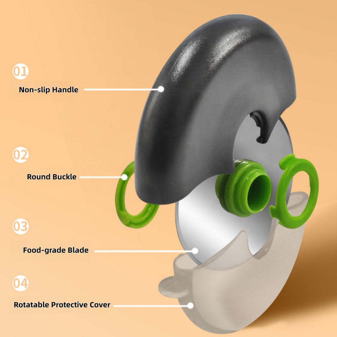 Faca de Corte Redonda em Aço I - Kitchen Roller Baking avaliação e preço