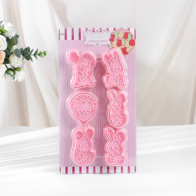 6 pçs/set Coelhinho da Páscoa  - Kitchen Baking Decor avaliação e preço