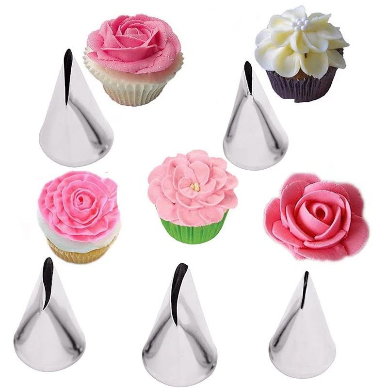 Flower Tulips Rose Nozzle, Fol - Kitchen Baking Decor avaliação e preço