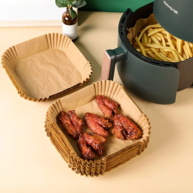 30/50 pacote fritadeira de ar  - Kitchen Baking Paper avaliação e preço