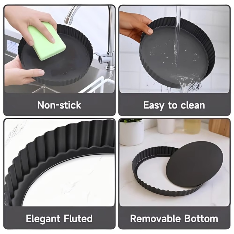 Forma de Tarte Removível com F - Kitchen Oven Baking Pans avaliação e preço